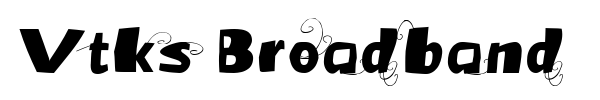 Vtks Broadband font preview